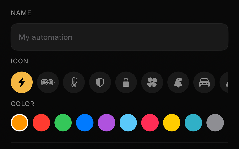 Customize Automation