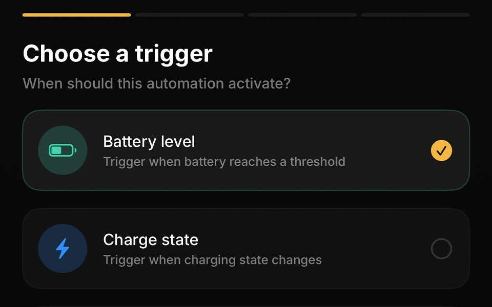 Choose a Trigger
